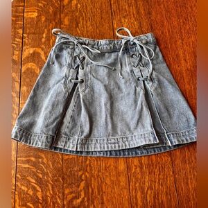 Free People Denim Mini Skirt 4